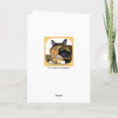 チェルシーカリコキャットハッピーバースデー カード (裏面)