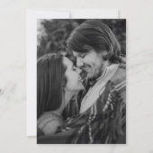 チェルシーセージモダング結婚リーン 招待状 (裏面)