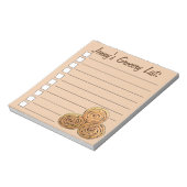 チェルシーバンスUKクラントバンベーカリーブリティッシュフード ノートパッド (回転)