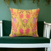 チェルシーフローラガーデンイエローアンドピンク クッション