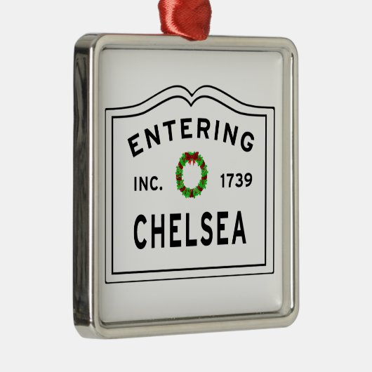 チェルシーマホリデーリースメタルオーナメント メタルオーナメント (右)