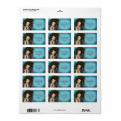 チェルシーマーメイドシーホースファンタジーアート ラベル (フルシート)