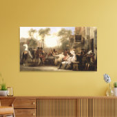 チェルシー年金受給者ガゼット・アナウンシン キャンバスプリント (インサイチュ (リビング))