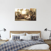 チェルシー年金受給者ガゼット・アナウンシン キャンバスプリント (インサイチュ (寝室))