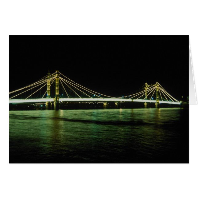 チェルシー橋、ロンドン、イギリス (正面横)