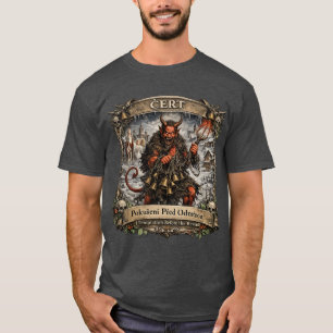 チェルトの民俗 - チェコの聖ニコラウス伝統 Tシャツ