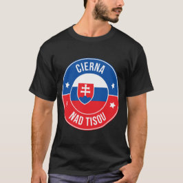 チェルナ・ナト・チソウ スロバキア都市Tシャツ Tシャツ