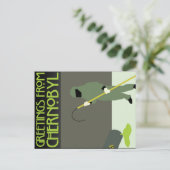 チェルノブイリからの挨拶 ポストカード (スタンド正面)