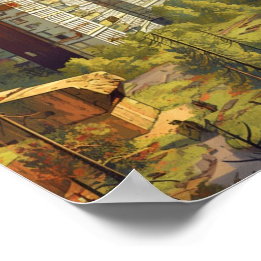 チェルノブイリキエフ有名ヴィンテージ旅行プレイス ポスター (角)