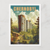 チェルノブイリキエフ有名ヴィンテージ旅行プレイス ポストカード (正面)