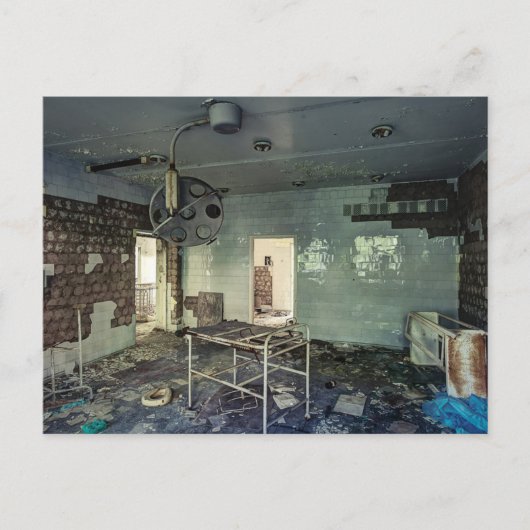 チェルノブイリ葉書による捨て病院プリピャット ポストカード (正面)