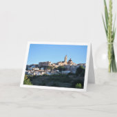 チェルバの町、スペインの山町 カード (正面)