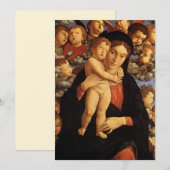 チェルビの聖母 by アンドレア・マンテーニャ (正面/裏面)