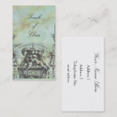 チェルブエンジェルスアフランスのーキテクチャグリーン 名刺 (正面/裏面)