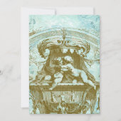 チェルブエンジェルヴィンテージスタイル招待状 招待状 (正面)