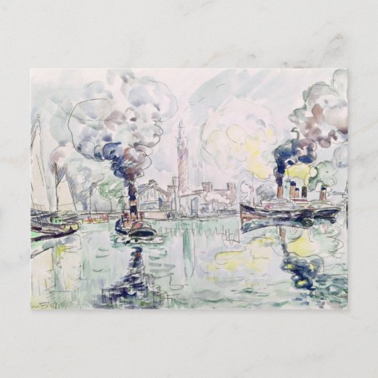 チェルブール、1931年 ポストカード (正面)