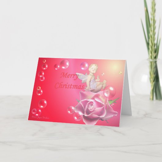 チェルブ・オン・ア・バラ・泡 – メリー・クリスマス シーズンカード (正面)