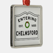 チェルムスフォードマホリデーリースメタルオーナメント メタルオーナメント (右)