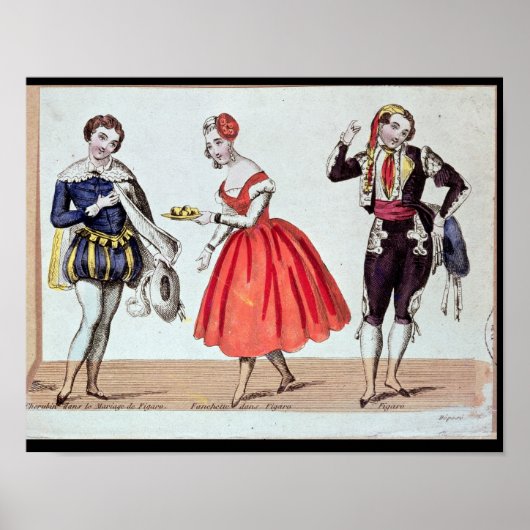 チェルービノ、フアンチェット、フィガロ ポスター (正面)