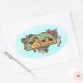 チェル保ブスの天国 楕円形シール (封筒)