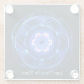 チェレンコフ放射 ガラスコースター (裏面)