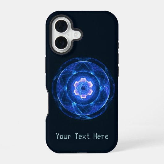 チェレンコフ放射 iPhone 16ケース (裏面)