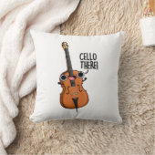 チェロおもしろいアズ音楽 クッション (ブランケット)