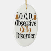 チェロおもしろい セラミックオーナメント (右)