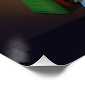 チェロとミュージックスタンドのシーン ポスター (コーナー)