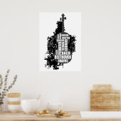 チェロと作曲家 ポスター (キッチン)