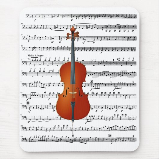 チェロと私_ マウスパッド (正面)
