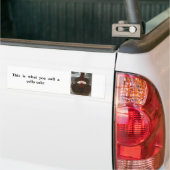 チェロのケーキ バンパーステッカー (トラック上)