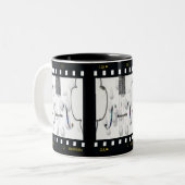 チェロのフィルムのマグ ツートーンマグカップ (正面左)