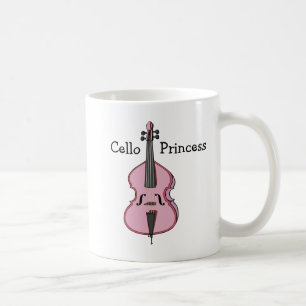 チェロのプリンセス コーヒーマグカップ