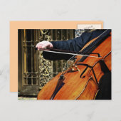 チェロのポストカード ポストカード (正面/裏面)