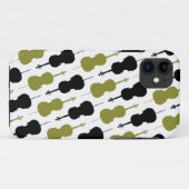 チェロのミュージカルパターン Case-Mate iPhoneケース (裏面(横))