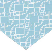 チェロのロビン青い卵の格子垣のデザイン ショートテーブルランナー (コーナー)