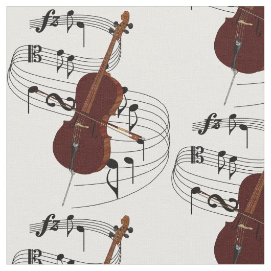 チェロの生地 ファブリック (クローズアップ)