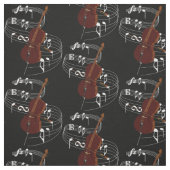 チェロの生地-暗闇 ファブリック (見本)