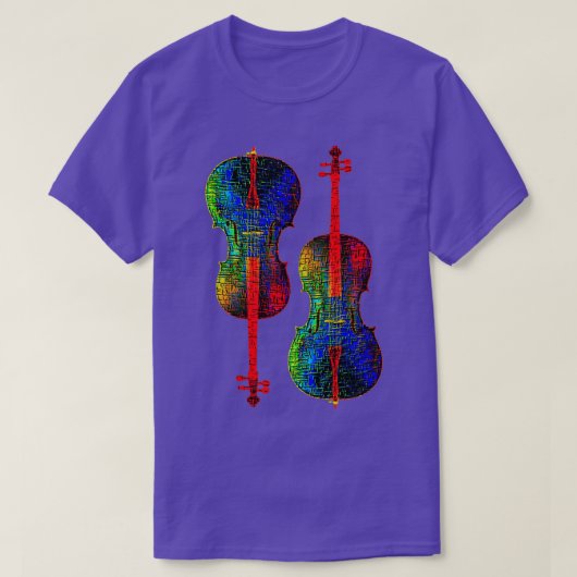 チェロの色 Tシャツ (デザイン正面)