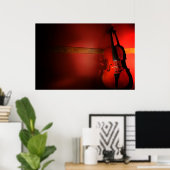 チェロの芸術 ポスター (ホームオフィス)