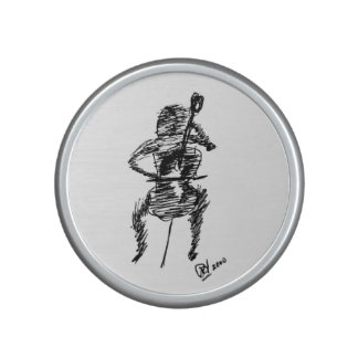 チェロの落書きのBluetoothのスピーカー Bluetooth対応スピーカー