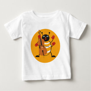 チェロの虫 ベビーTシャツ