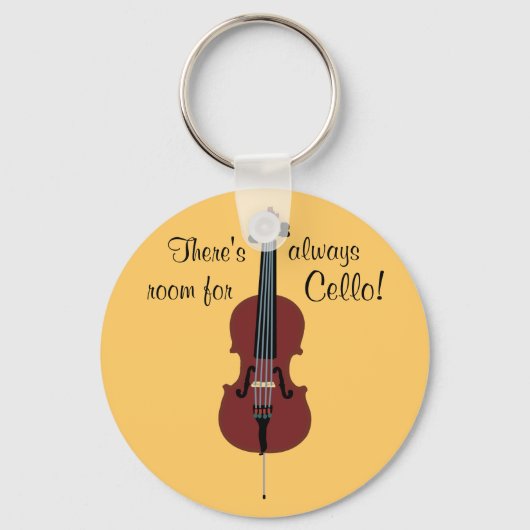 チェロの部屋は常にある! キーホルダー (正面)