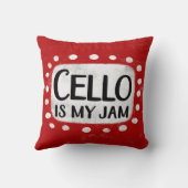 チェロイズマイジャム装飾用クッション クッション (裏面)