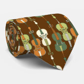 チェロカラフルスパターン ネクタイ (ロール)