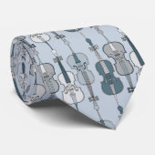 チェロカラフルスパターン ネクタイ (ロール)