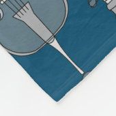 チェロカラフルスパターン フリースブランケット (角)