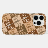 チェロカラフルスパターン Case-Mate iPhoneケース (裏面 (横))