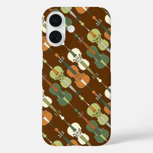 チェロカラフルスパターン Case-Mate iPhoneケース (裏面)